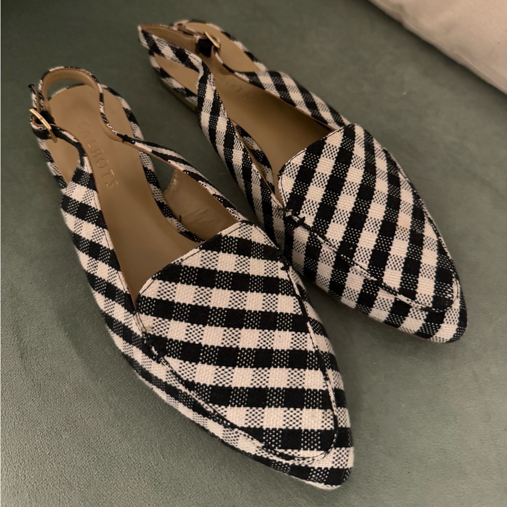 Talbots slingback flats